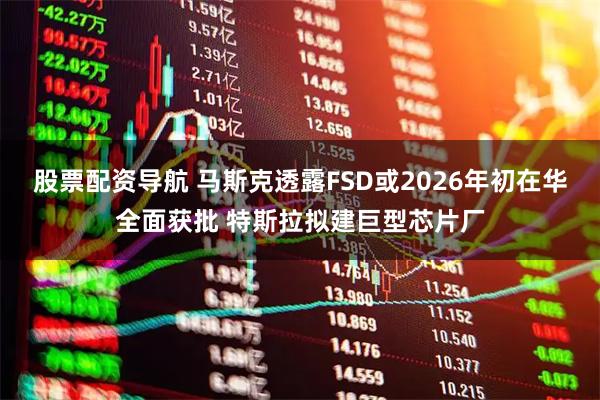 股票配资导航 马斯克透露FSD或2026年初在华全面获批 特斯拉拟建巨型芯片厂